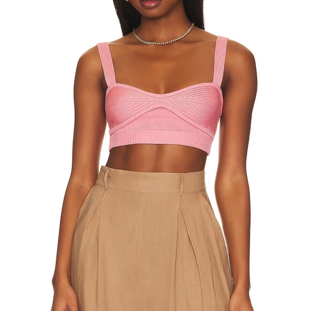 Majorelle Aerin Bra Top in Rose revolve